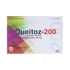 Thuốc Queitoz 200mg Đạt Vi Phú điều trị tâm thần phân liệt (28 viên)