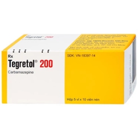Thuốc Tegretol 200mg Novartis điều trị bệnh động kinh (5 vỉ x 10 viên)