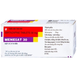Thuốc Menelat 30mg Torrent điều trị bệnh trầm cảm (3 vỉ x 10 viên)