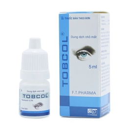 Thuốc nhỏ mắt Tobcol Dược 3-2 điều trị nhiễm khuẩn (5ml)
