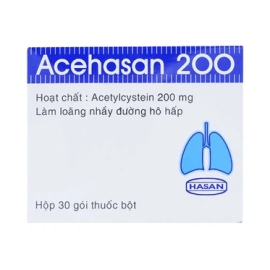 Thuốc Acehasan 200mg điều trị rối loạn bài tiết chất nhầy (30 gói)