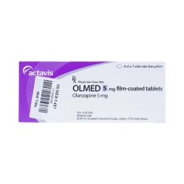 Thuốc Olmed 5mg Actavis điều trị bệnh tâm thần phân liệt (28 viên)