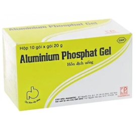 Gel Aluminium Phosphat Pharmedic điều trị viêm thực quản, viêm loét dạ dày (10 gói x 20g)