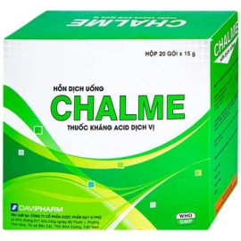 Thuốc Chalme Davipharm điều trị viêm loét dạ dày thực quản (20 gói x 15g)
