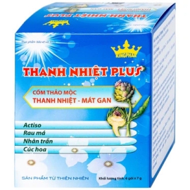 Cốm thảo mộc Thanh Nhiệt Plus Kingphar thanh nhiệt, mát gan (6 gói)