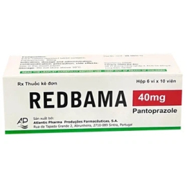 Thuốc Redbama 40mg Atlantic điều trị viêm loét dạ dày tá tràng (6 vỉ x 10 viên)