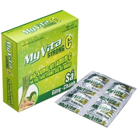 Viên sủi MyVita Strong C vị sả gừng chanh bổ sung Vitamin và khoáng chất (4 viên)