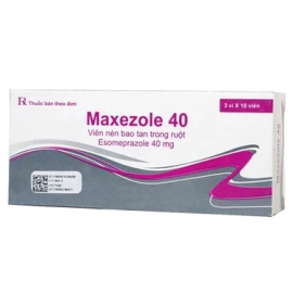 Thuốc Maxezole 40mg Bharat phòng ngừa, điều trị loét dạ dày (30 viên)