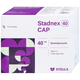 Thuốc Stadnex 40 CAP Stella Pharm điều trị trào ngược dạ dày (4 vỉ x 7 viên)