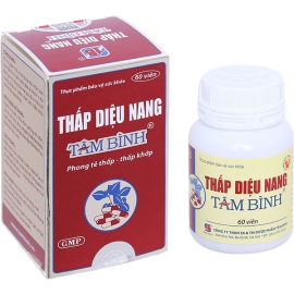 Viên uống Thấp Diệu Nang Tâm Bình hỗ trợ điều trị bệnh phong thấp (60 viên)