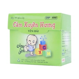 Thuốc Cảm Xuyên Hương Baby Ypharco điều trị cảm cúm, sổ mũi, nhức đầu (20 gói x 2g)