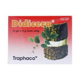 Thuốc Didicera Traphaco hỗ trợ trừ phong thấp, bổ khí huyết, bổ can thận (10 gói x 5g)