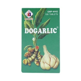 Thuốc DoGarlic Domesco hỗ trợ hạ cholesterol máu (100 viên)