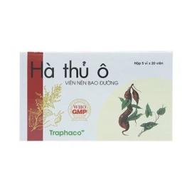 Thuốc Hà Thủ Ô Traphaco điều trị đau lưng, mỏi gối, di mộng tinh (100 viên)