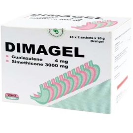 Thuốc Dimagel Đạt Vi Phú điều trị triệu chứng đau dạ dày (30 gói x 10g)