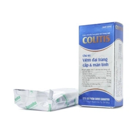 Thuốc Colitis Danapha điều trị viêm đại tràng cấp và mãn tính (30 viên)