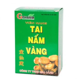 Viên uống Tai Nấm Vàng Gpharm hỗ trợ tăng cường chức năng gan (3 vỉ x 10 viên)