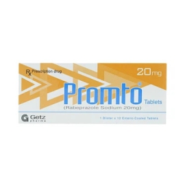 Thuốc Promto 20mg Getz Pharma điều trị các bệnh như loét tá tràng (10 viên)