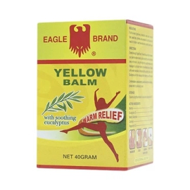 Cao vàng Eagle Brand Yellow Balm Borden hỗ trợ điều trị đau đầu, choáng váng (40g)