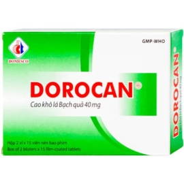 Thuốc Dorocan 40mg Domesco điều trị giảm trí nhớ, kém tập trung (2 vỉ x 15 viên)