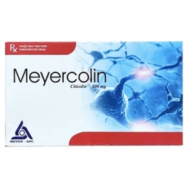 Thuốc Meyercolin 500mg Meyer-BPC điều trị hậu tai biến mạch máu não (20 viên)
