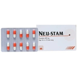 Thuốc Neustam 400Mg Pymepharco điều trị thiếu máu não (10 vỉ x 10 viên)