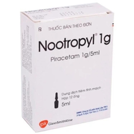 Thuốc Nootropyl 1g/5ml GSK điều trị hội chứng tâm thần (12 ống x 5ml)