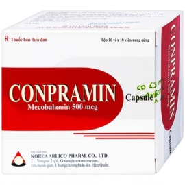 Thuốc Conpramin 500mcg Arlico điều trị bệnh lý thần kinh ngoại biên (100 viên)