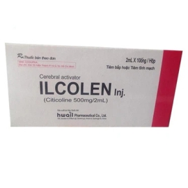 Thuốc Ilcolen 500mg/2ml Hwail điều trị các tai biến mạch máu não (10 ống x 2ml)