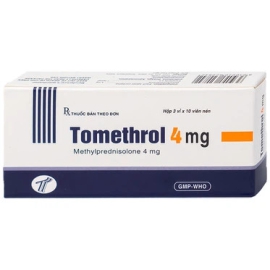 Thuốc Tomethrol 4mg Trường Thọ điều trị viêm đường hô hấp dị ứng (3 vỉ x 10 viên)