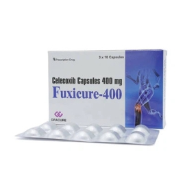 Thuốc Fuxicure-400mg Gracure điều trị thoái hóa khớp (3 vỉ x 10 viên)