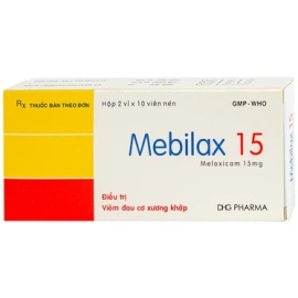 Thuốc Mebilax 15mg DHG hỗ trợ điều trị viêm xương khớp (2 vỉ x 10 viên)