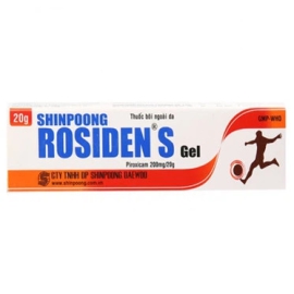 Thuốc bôi ngoài da Rosiden S Gel Shinpoong Daewoo giúp giảm đau xương khớp, kháng viêm (20g)