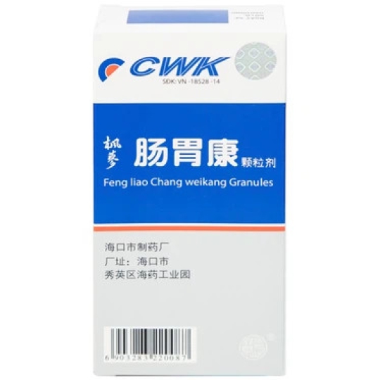 Thuốc Phong Liễu Tràng Vị Khang Haikou đặc trị viêm đại tràng cấp và mãn tính (6 gói x 8g)