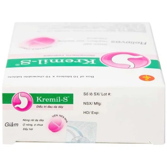 Thuốc Kremil-S United điều trị viêm dạ dày, viêm thực quản (100 viên)