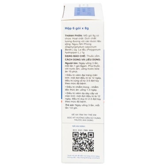 Thuốc Phong Liễu Tràng Vị Khang Haikou đặc trị viêm đại tràng cấp và mãn tính (6 gói x 8g)