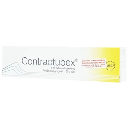 Gel bôi ngoài da Contractubex 50g Merz điều trị các vết sẹo dày, sẹo lồi (Tuýp 50g)