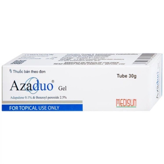 Gel thuốc Azaduo Medisun điều trị mụn trứng cá (30g)