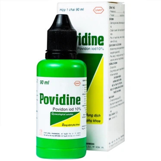 Dung dịch phụ khoa Povidine 10% Pharmedic hỗ trợ sát trùng phụ khoa (90ml)