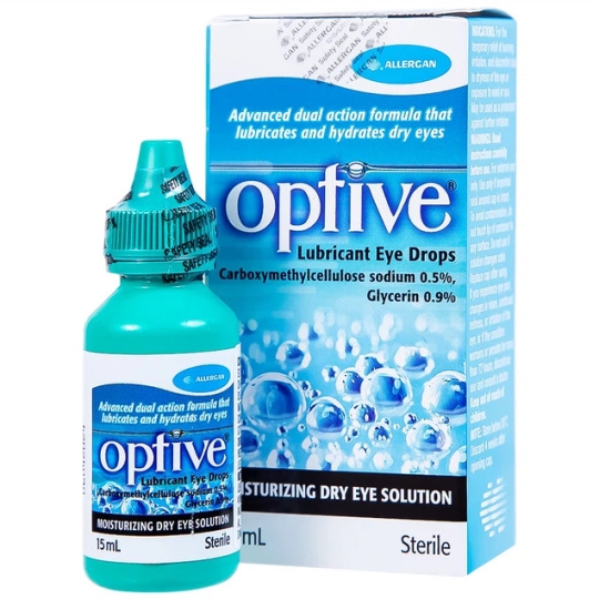 Thuốc nhỏ mắt Optive Allergan giảm nóng, kích ứng mắt (15ml)