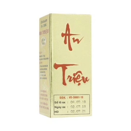 Cồn xoa bóp An Triệu điều trị phong thấp, tê bại, đau lưng, nhức mỏi gân xương (60ml)