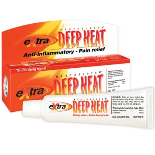 Kem bôi Extra Deep Heat Rohto kháng viêm, giảm đau (30g)