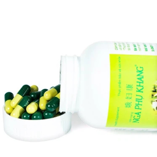 Viên nang Nga Phụ Khang hỗ trợ giảm tiến triển của u nang buồng trứng (2 lọ x 180 viên)