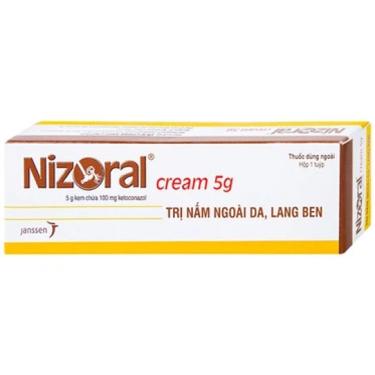 Thuốc Nizoral Cream Olic điều trị nhiễm nấm ngoài da (15g)