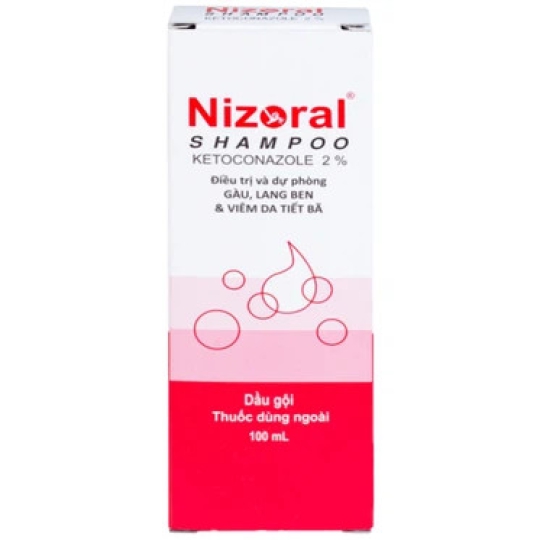 Dầu gội Nizoral Shampoo Janssen hỗ trợ điều trị gàu, nấm da đầu (100ml)
