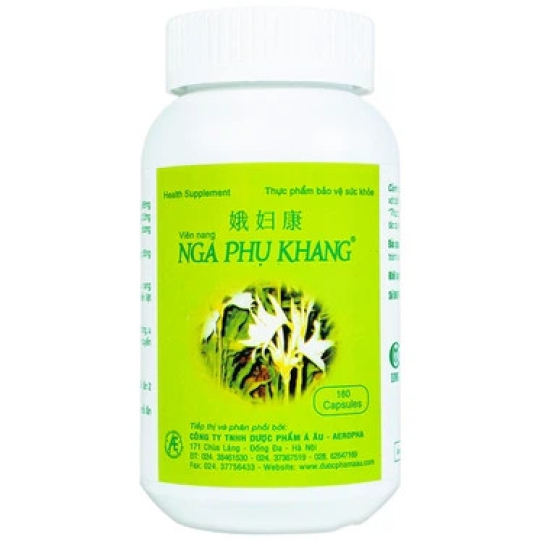 Viên nang Nga Phụ Khang hỗ trợ giảm tiến triển của u nang buồng trứng (2 lọ x 180 viên)