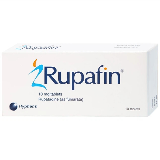 Thuốc Rupafin 10mg Hyphens điều trị viêm mũi dị ứng, mày đay (10 viên)