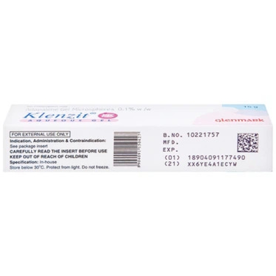 Kem trị mụn Klenzit MS hỗ trợ điều trị mụn trứng cá (Tuýp 15g)