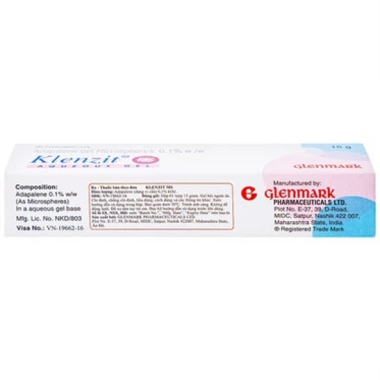Kem trị mụn Klenzit MS hỗ trợ điều trị mụn trứng cá (Tuýp 15g)