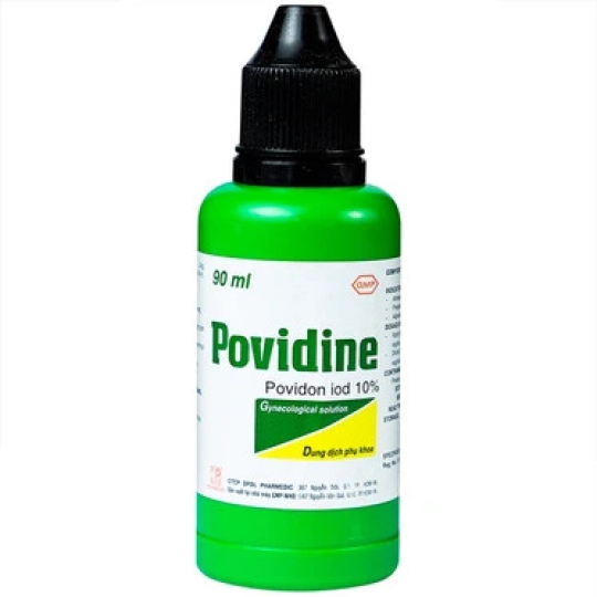 Dung dịch phụ khoa Povidine 10% Pharmedic hỗ trợ sát trùng phụ khoa (90ml)